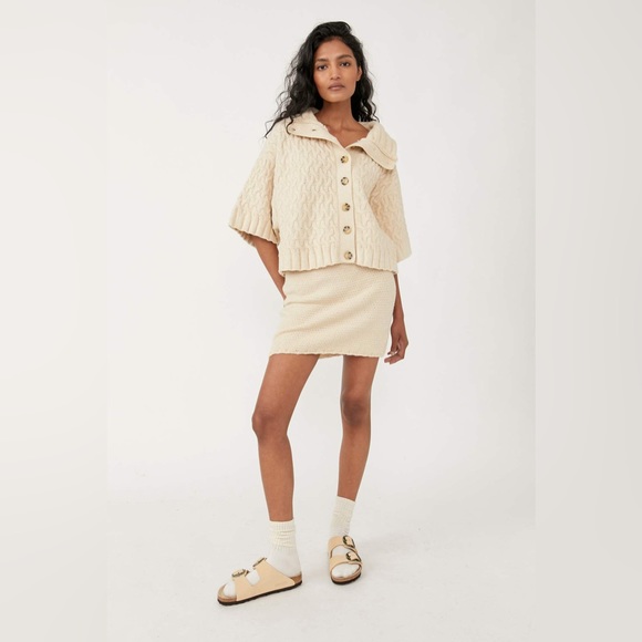 𝓯𝓹 Free People ✨ Host Pick ✨~ 2pcs Set ( Sweater & Skirt ) Mae Sweater Set - Picture 10 of 16